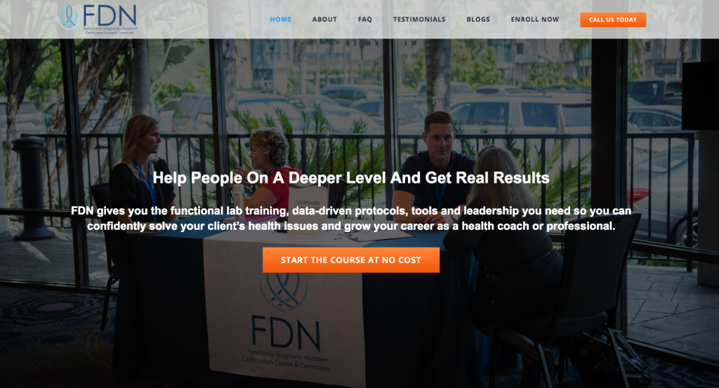 Function Diagnostic Nutrition Home Page