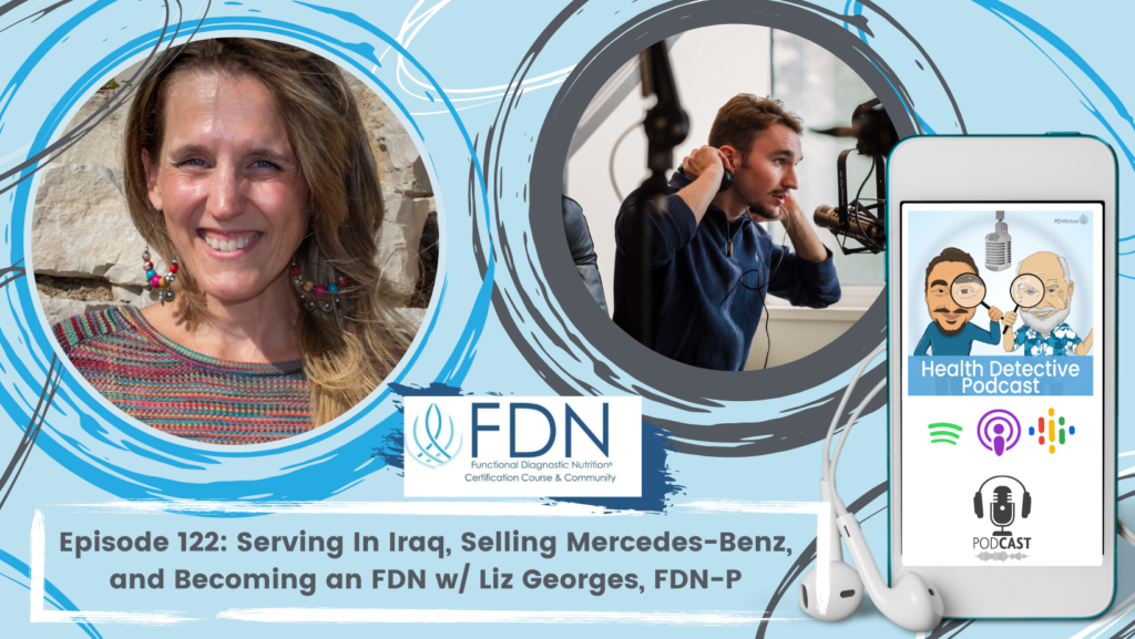 HORIZONTAL HEADSHOT, LIZ GEORGES, FDN-P, FDN, FDNTRAINING, HEALTH DETECTIVE PODCAST