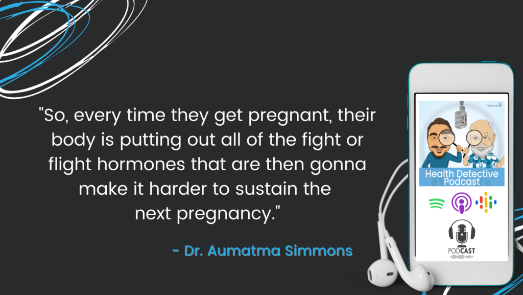 THOSE WHO'VE HAD MISCARRIAGES EXPERIENCE FIGHT OR FLIGHT HORMONES IF HAVE MORE PREGNANCIES, BEATING INFERTILITY, FDN, FDNTRAINING, HEALTH DETECTIVE PODCAST