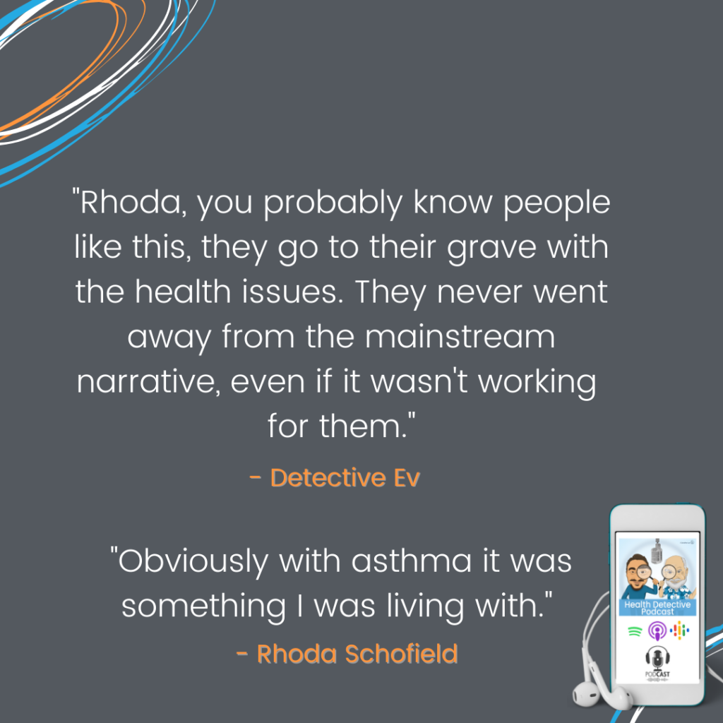 SOME PEOPLE WILL GO TO THEIR GRAVE WITH THEIR HEALTH ISSUES, FDN, FDNTRAINING, HEALTH DETECTIVE PODCAST, CHRONIC ASTHMA, WON'T TRANSITION TO HEALTH COACH