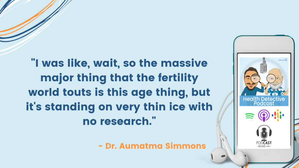 MYTH OF AGE THING IS STANDING ON THIN ICE, BEATING INFERTILITY, FDN, FDNTRAINING, HEALTH DETECTIVE PODCAST