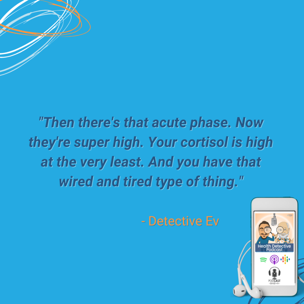 WIRED AND TIRED, CORTISOL IS HIGH, GOOD HORMONES, FDN, FDNTRAINING, HEALTH DETECTIVE PODCAST