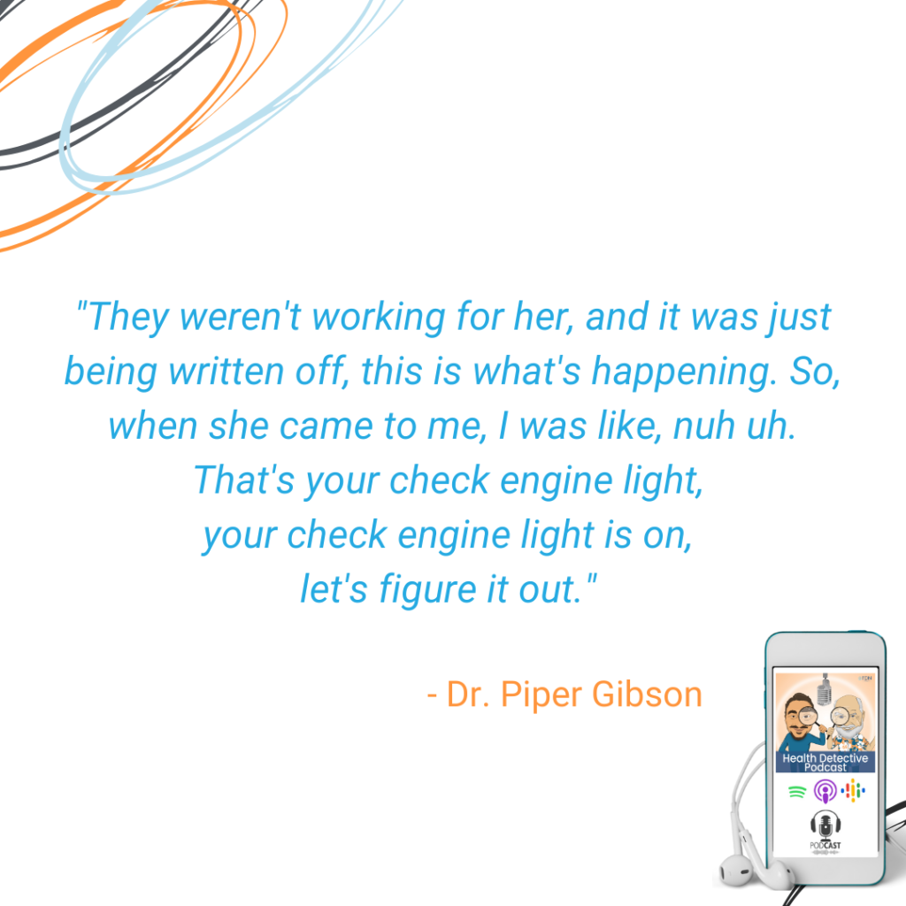 YOUR CHECK ENGINE LIGHT IS ON, MEDICINE ISN'T WORKING, TIC DISORDERS, FDN, FDNTRAINING, HEALTH DETECTIVE PODCAST