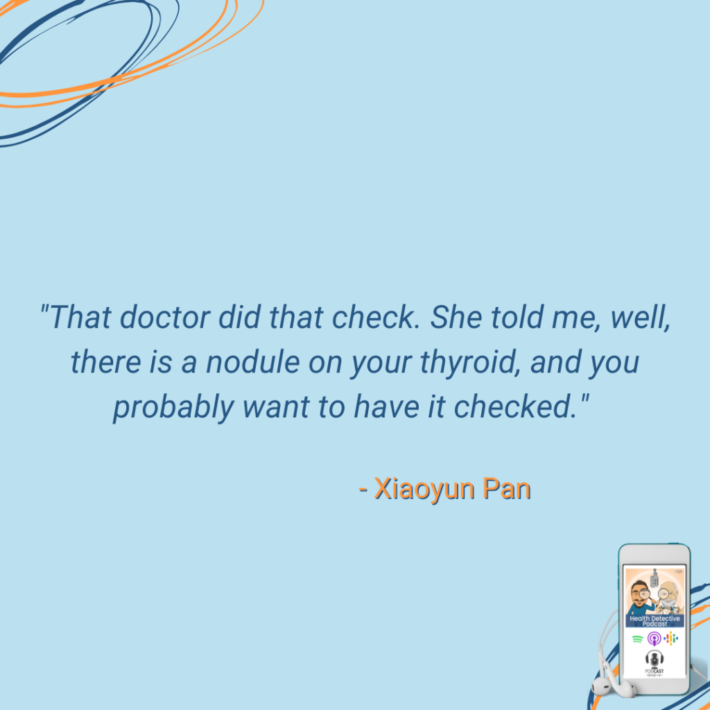 FOUND A NODULE ON THYROID, THYROID CANCER, FDN, FDNTRAINING, HEALTH DETECTIVE PODCAST