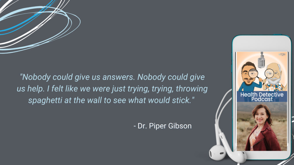 NO ANSWERS, NO HELP, THROWING SPAGHETTI AGAINST THE WALL, TRIAL AND ERROR, TIC DISORDERS, FDN, FDNTRAINING, HEALTH DETECTIVE PODCAST