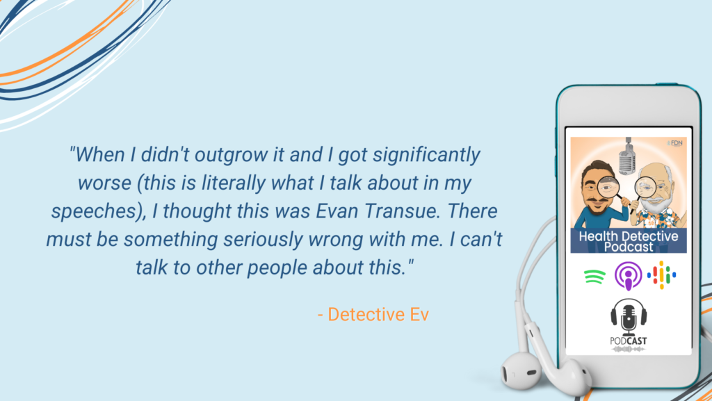 DOCTOR TOLD HIM HE WOULD OUTGROW PANIC ATTACKS, IT GOT WORSE, HE FELT HE WAS TO BLAME, COULDN'T TELL ANYONE, FDN, FDNTRAINING, HEALTH DETECTIVE PODCAST