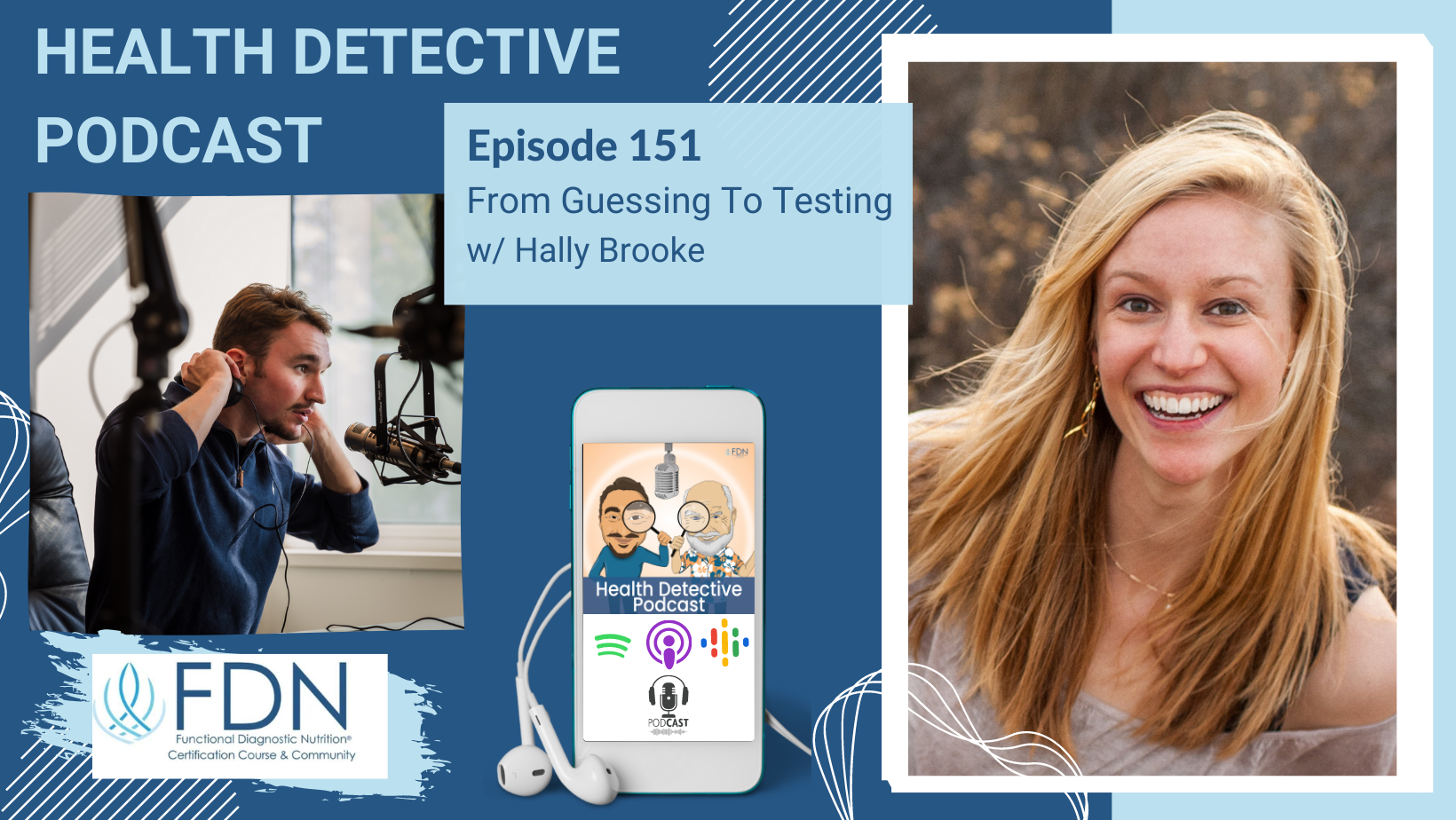 HEADSHOT, HALLY BROOKE, FROM GUESSING TO TESTING, FDN, FDNTRAINING, HEALTH DETECTIVE PODCAST