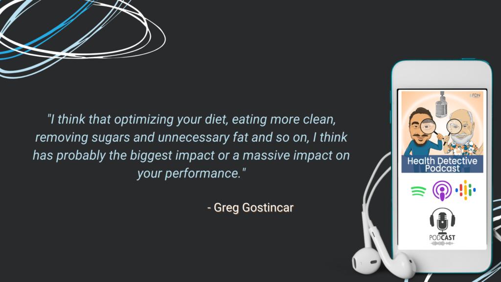 OPTIMIZING DIET HELPS PEAK PERFORMANCE, TAKE OUT SUGAR AND UNHEALTHY FATS, FDN, FDNTRAINING, HEALTH DETECTIVE PODCAST