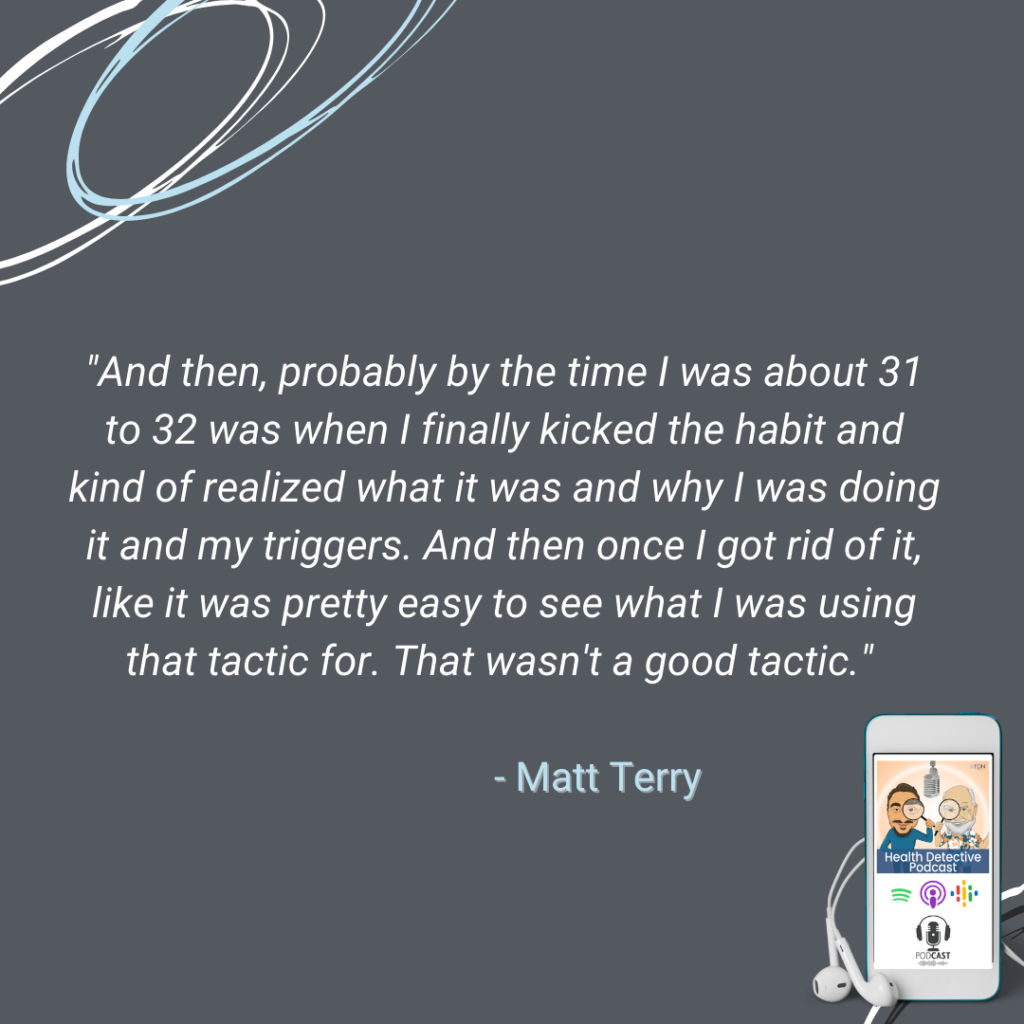 KICK THE EATING DISORDER HABIT, NOT A GOOD TACTIC TO CONTROL UNCONTROLLABLE EATING, FDN, FDNTRAINING, HEALTH DETECTIVE PODCAST