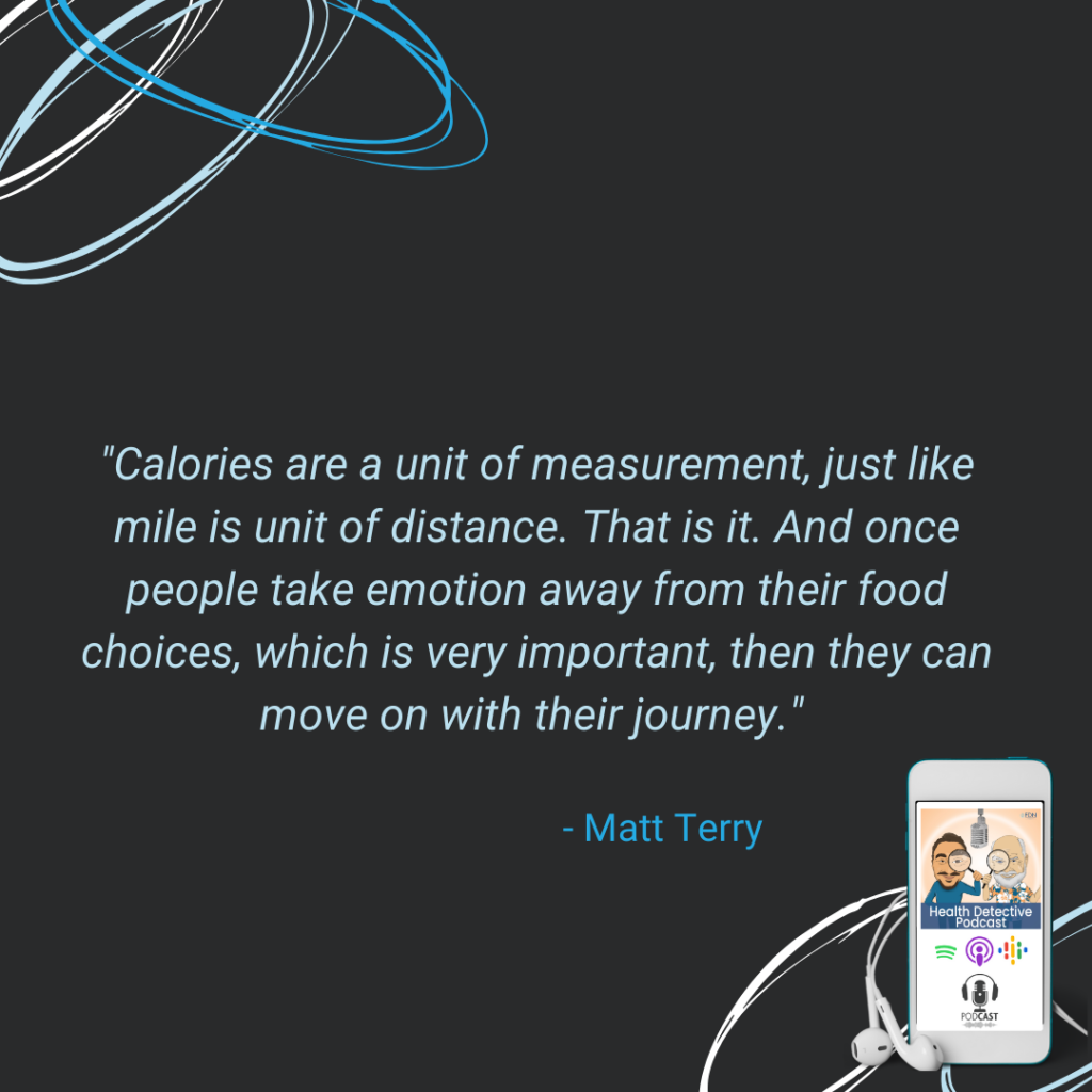 CALORIES ARE A UNIT OF MEASUREMENT, TAKE THE EMOTION OUT OF FOOD, EATING DISORDER, FDN, FDNTRAINING, HEALTH DETECTIVE PODCAST