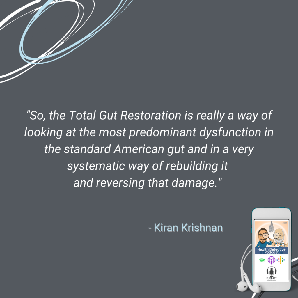THE TOTAL GUT RESTORE, SYSTEMATIC WAY OF HEALING THE GUT, LEAKY GUT, FDN, FDNTRAINING, HEALTH DETECTIVE PODCAST