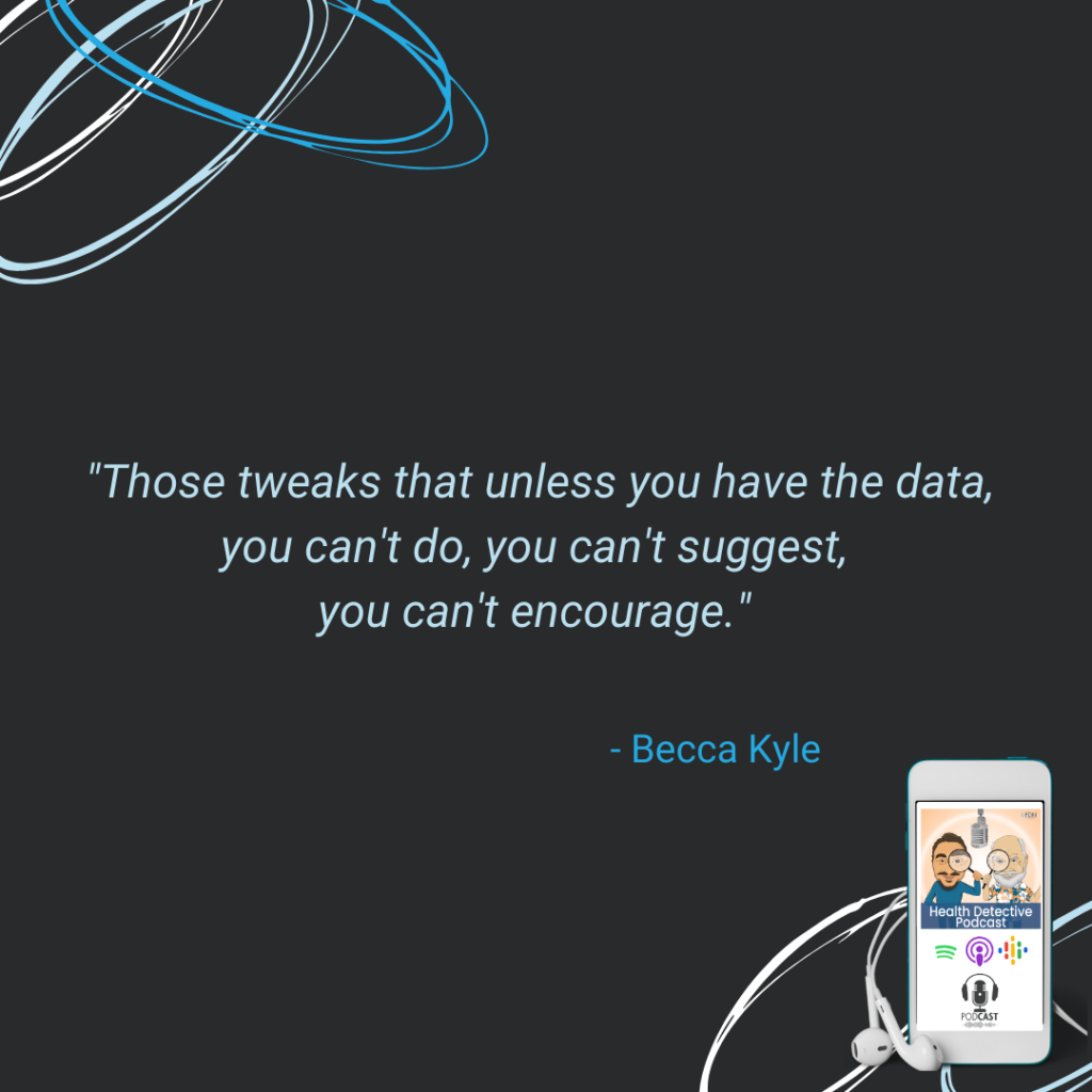 WITHOUT TESTING DATA YOU CAN'T SUGGEST THE LITTLE TWEAKS THAT CAN MAKE HUGE DIFFERENCES, FDN, FDNTRAINING, HEALTH DETECTIVE PODCAST