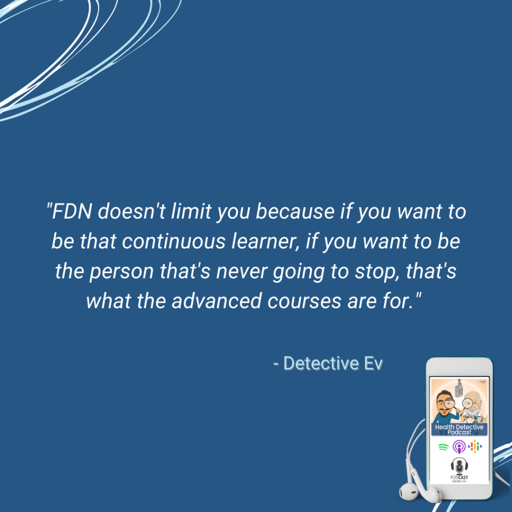 CONTINUOUS LEARNER, ADVANCED COURSES, FDN, FDNTRAINING, HEALTH DETECTIVE PODCAST, NOT LIMITING