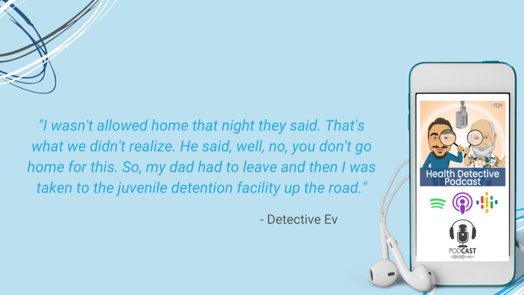 COULDN'T GO HOME FROM JAIL, JUVENILE DETENTION CENTER, ALTERCATION AT SCHOOL, FDN, FDNTRAINING, HEALTH DETECTIVE PODCAST