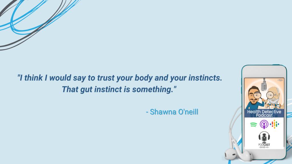 TRUST YOUR INSTINCT, GUT FEELING, TRUST YOUR GUT, FDN, FDNTRAINING, HEALTH DETECTIVE PODCAST