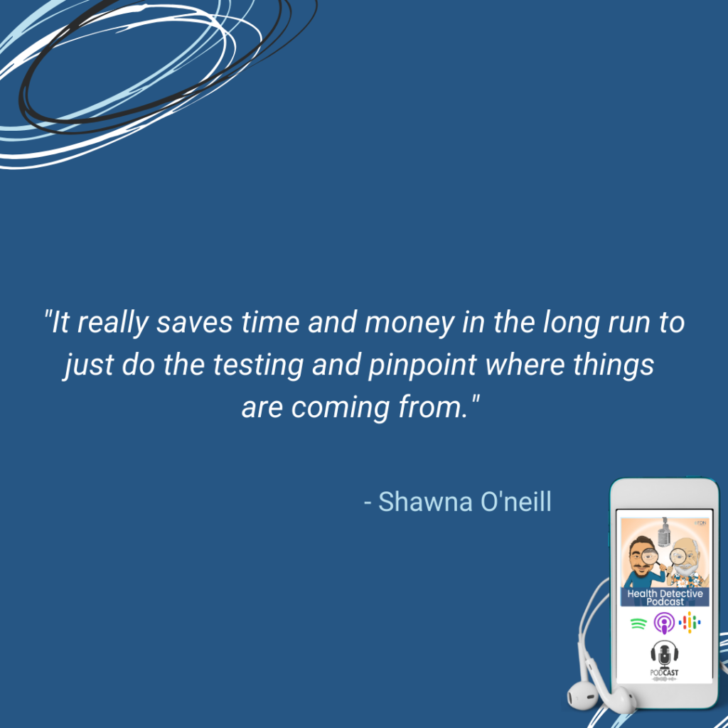 TEST DON'T GUESS, SAVE MONEY BY DOING THE TESTING, FIND OUT WHAT'S GOING ON, PINPOINT HEALTH ISSUES, FDN, FDNTRAINING, HEALTH DETECTIVE PODCAST