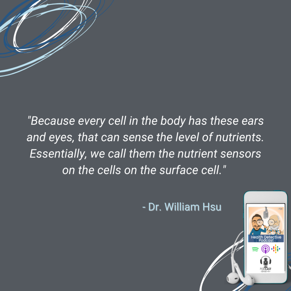 NUTRIENT SENSORS ON THE SURFACE OF THE CELL DETECTS LEVELS OF NUTRIENTS, FDN, FDNTRAINING, HEALTH DETECTIVE PODCAST