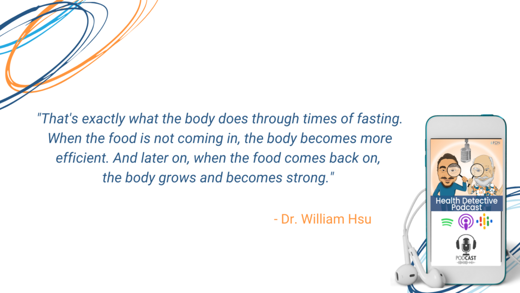 AUTOPHAGY, THE FAST WITHOUT THE FAST, PROLON, IN STATE OF FASTING THE BODY BECOMES MORE EFFICIENT, TRIMMING DOWN THE UNNECESSARY FAT, USE IT AS ENERGY SOURCE, WHEN FOOD COMES IN, USE IT TO GROW STRONGER, FDN, FDNTRAINING, HEALTH DETECTIVE PODCAST