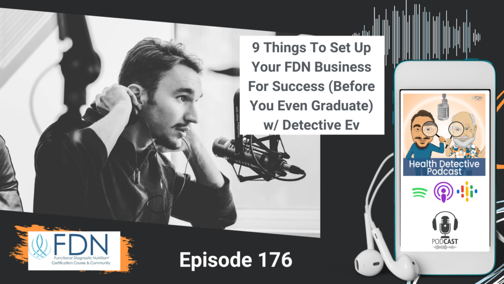 HORIZONTAL HEADSHOT, DETECTIVE EV, EVAN TRANSUE, FDN BUSINESS, FDN, FDNTRAINING, HEALTH DETECTIVE PODCAST