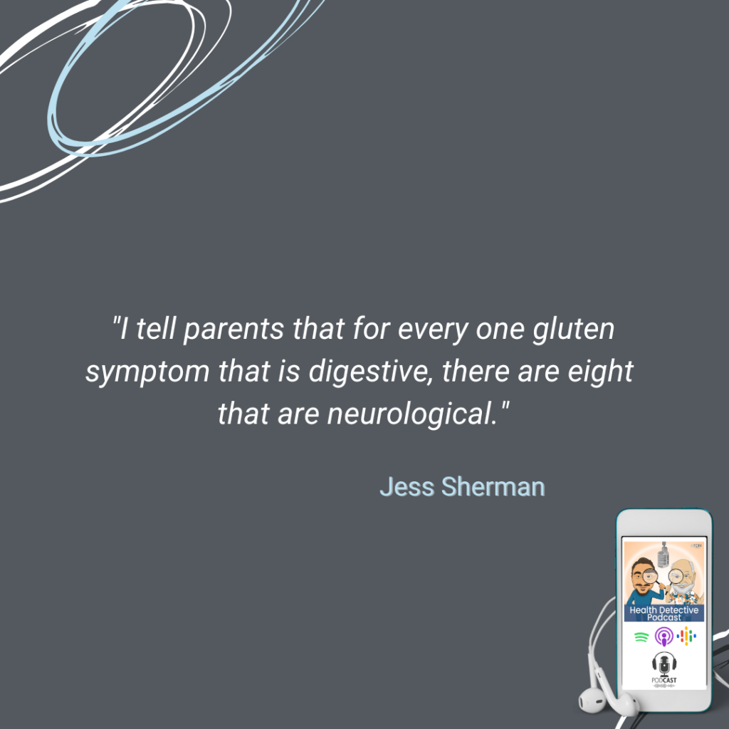 ANXIOUS KIDS, GLUTEN SENSITIVITY, DIGESTIVE ISSUES AND MENTAL ISSUES, FDN, FDNTRAINING, HEALTH DETECTIVE PODCAST