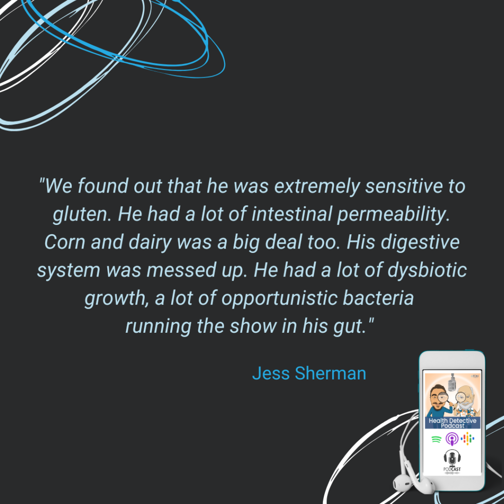 ANXIOUS KIDS, OPPORTUNISTIC BACTERIA, CORN AND DAIRY SENSITIVITY, GLUTEN SENSITIVITY, DYSBIOSIS, LEAKY GUT, FDN, FDNTRAINING, HEALTH DETECTIVE PODCAST