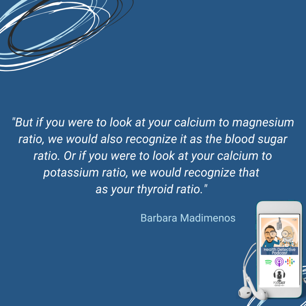 HTMA TEST, RATIOS, CALCIUM TO MAGNESIUM REPRESENTS BLOOD SUGAR, CALCIUM TO POTASSIUM REPRESENT THYROID, FDN, FDNTRAINING, HEALTH DETECTIVE PODCAST