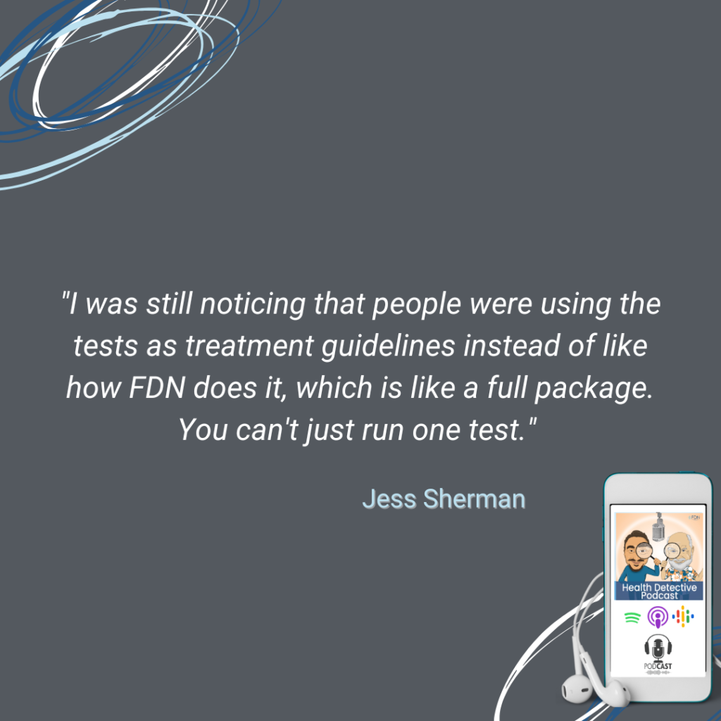 FDN RUNS ALL FIVE LABS, LOOKING AT THE WHOLE PERSON, DON'T TREAT THE PAPER, TREAT THE PERSON, FDN, FDNTRAINING, HEALTH DETECTIVE PODCAST