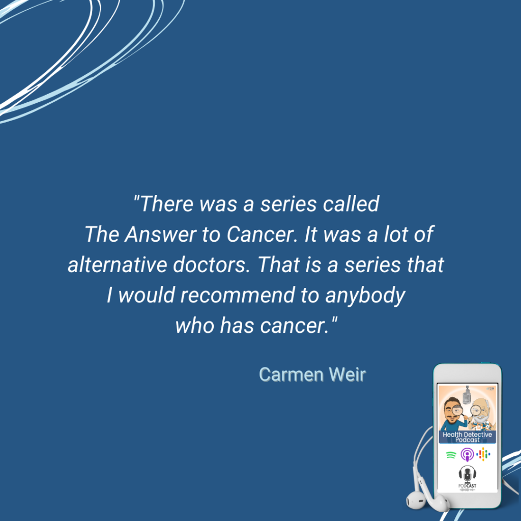 RECOMMENDATIONS, THE ANSWER TO CANCER, DOCUSERIES, FDN, FDNTRAINING, HEALTH DETECTIVE PODCAST