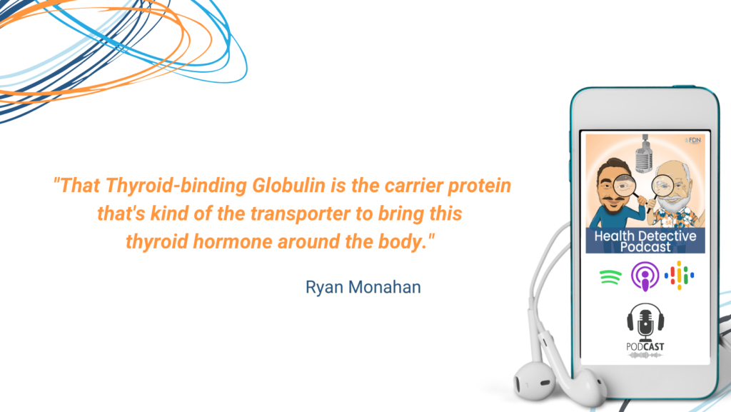 THYROID-BINDING GLOBULIN, THYROID MARKERS, PROTEIN THAT CARRIES THYROID HORMONES THROUGHOUT THE BODY, FDN, FDNTRAINING, HEALTH DETECTIVE PODCAST