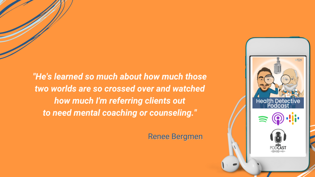 MENTAL HEALTH AND FUNCTIONAL HEALTH ARE CROSSING OVER, INTERTWINED PHYSICAL HEALTH AND MENTAL HEALTH, FDN, FDNTRAINING, HEALTH DETECTIVE PODCAST