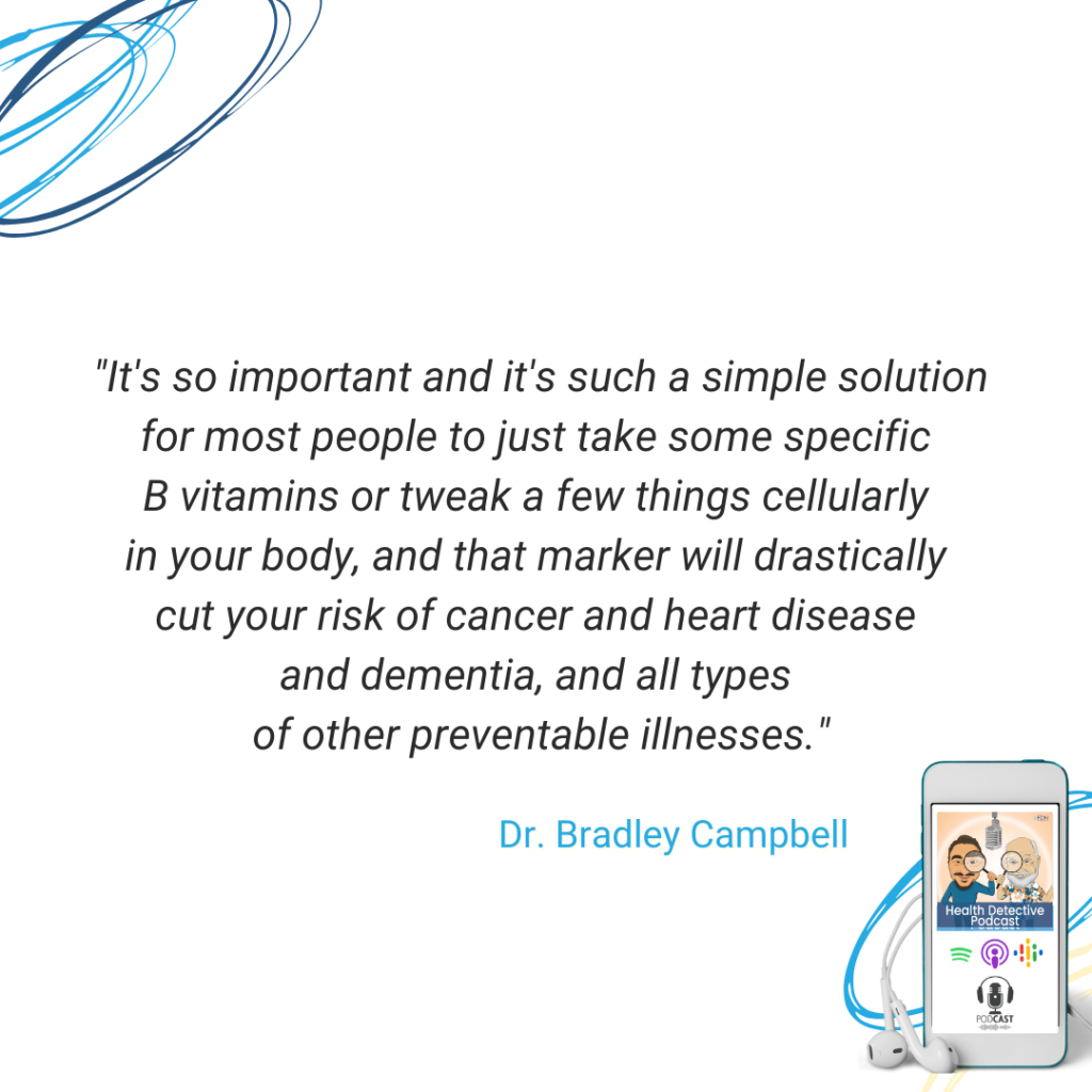 HIGH HOMOCYSTEINE, TWEAK SOME VIT B, CELLULAR TWEAKS, PREVENT HEART DISEASE, CANCER, DEMENTIA, FDN, FDNTRAINING, HEALTH DETECTIVE PODCAST