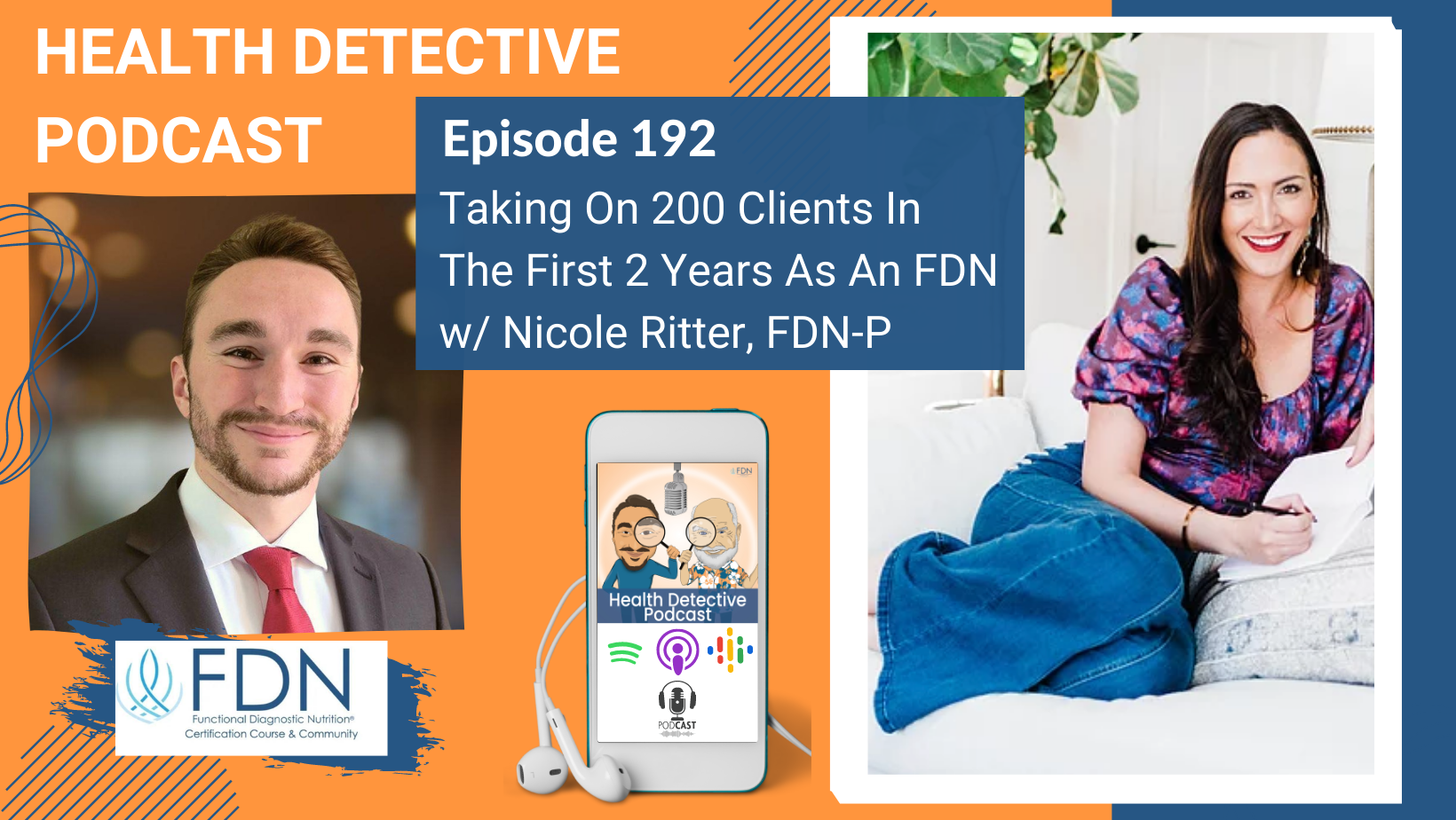 HORIZONTAL HEADSHOT, NICOLE RITTER, AN FDN, 200 CLIENTS IN FIRST 2 YEARS, FDN, FDNTRAINING, HEALTH DETECTIVE PODCAST