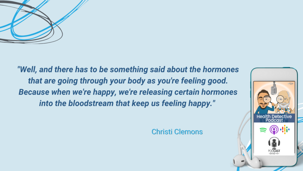 HAPPY, HEALTHY RELATIONSHIP, GOOD FEELING, HORMONES RELEASED INTO THE BLOODSTREAM THAT MAKE US FEEL GOOD, ENERGY HEALING, FDN, FDNTRAINING, HEALTH DETECTIVE PODCAST