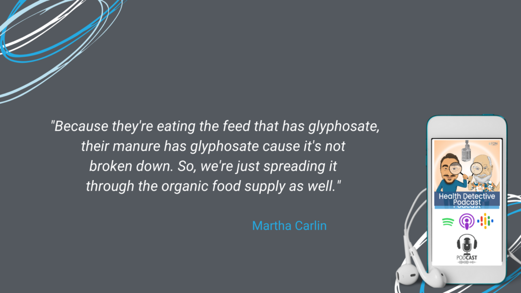 ORGANIC FARMERS USE CHICKEN MANURE THAT HAS GLYPHOSATE IN IT CAUSE IT'S NOT BROKEN DOWN, FDN, FDNTRAINING, HEALTH DETECTIVE PODCAST