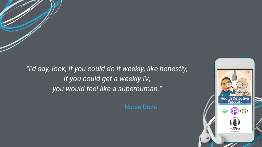 VITAMIN BAR, IV NUTRIENT THERAPY, MSW HEALTH LOUNGE, WEEKLY IVS, FEEL LIKE A SUPERHUMAN, FDN, FDNTRAINING, HEALTH DETECTIVE PODCAST