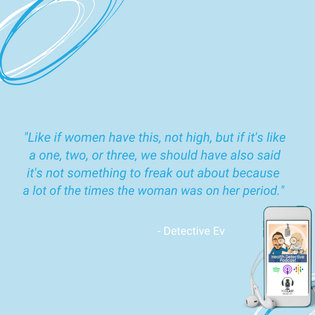 GUT TEST RESULTS, OCCULT BLOOD, IF PRESENT BUT NOT HIGH IN WOMEN, MAY BE ON THEIR PERIOD, FDN, FDNTRAINING, HEALTH DETECTIVE PODCAST