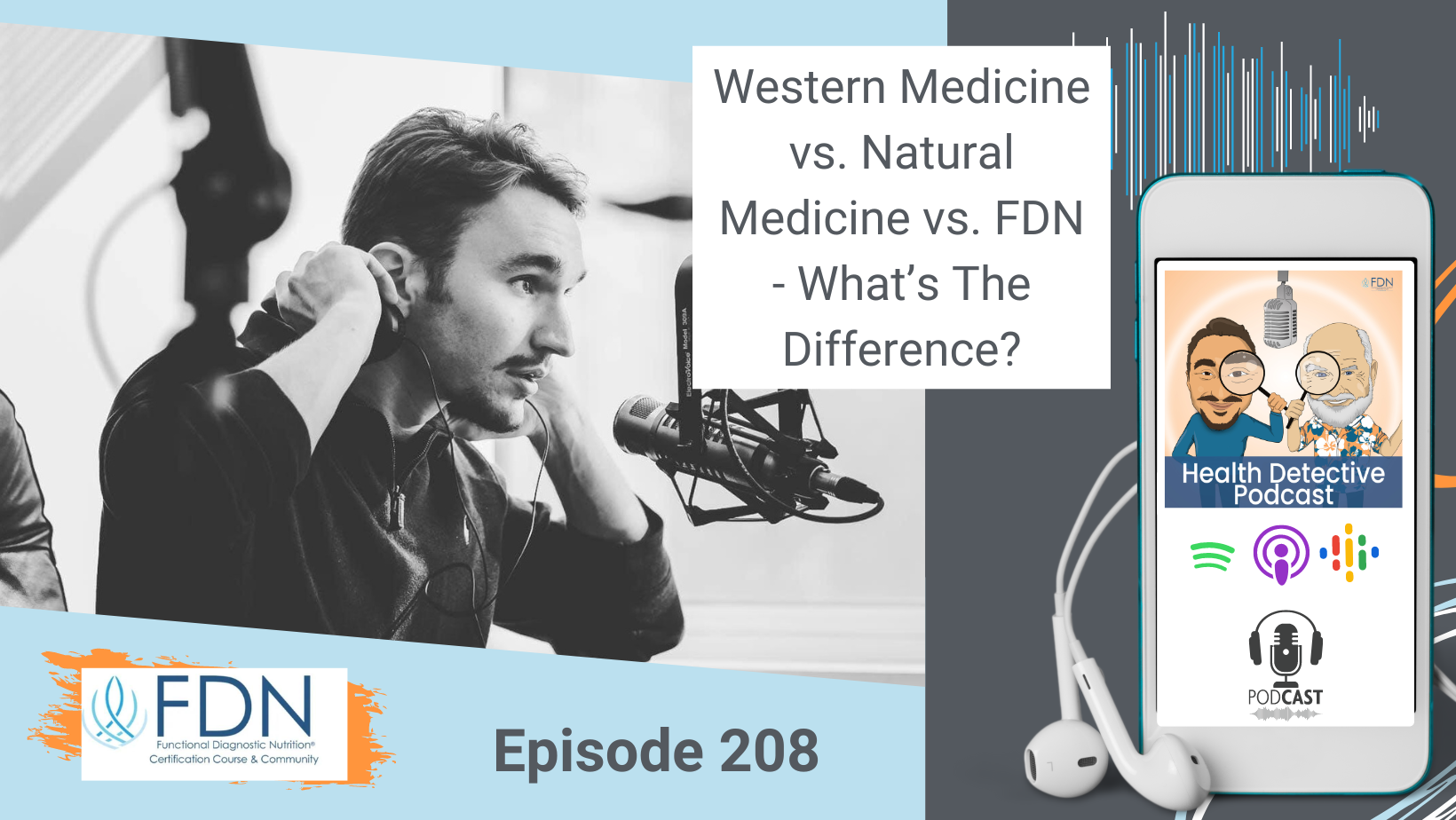 HORIZONTAL HEADSHOT, FDN - WHAT'S THE DIFFERENCE, FDN, FDNTRAINING, HEALTH DETECTIVE PODCAST