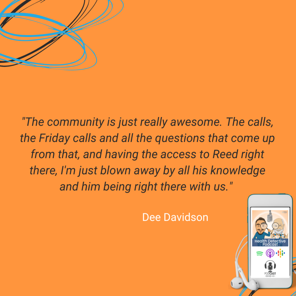FDN COURSE, BLOWN AWAY, REED DAVIS, KNOWLEDGE, FRIDAY CALLS, SUPPORT, TRAINEE GROUP, FDN, FDNTRAINING, HEALTH DETECTIVE PODCAST, TRAINEE SUPPORT GROUP, FACEBOOK GROUP