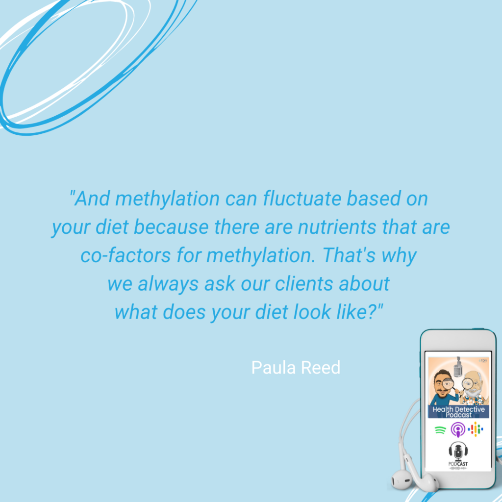 THE DUTCH TEST, METHYLATION CAN FLUCTUATE WITH DIET, NUTRITIONAL CO-FACTORS, LOOK AT CLIENT'S DIET, FDN, FDNTRAINING, HEALTH DETECTIVE PODCAST