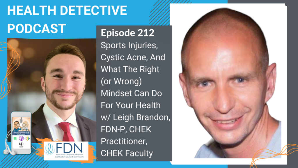 HORIZONTAL HEADSHOT, LEIGH BRANDON, MINDSET, FDN, FDNTRAINING, HEALTH DETECTIVE PODCAST