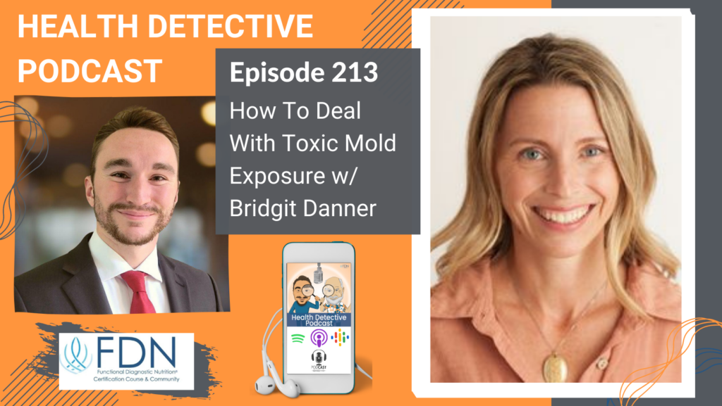 HORIZONTAL HEADSHOT, BRIDGIT DANNER, TOXIC MOLD EXPOSURE, FDN, FDNTRAINING, HEALTH DETECTIVE PODCAST