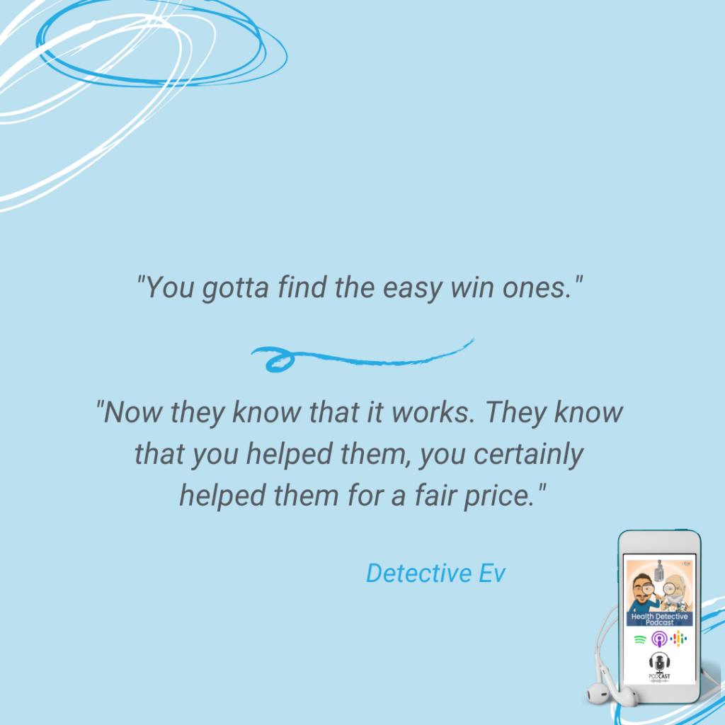 ONE-OFF SESSIONS, EASY WINS, LABS, FAIR PRICE, HELPED THE CLIENT, CLIENT WINS, FDN, FDNTRAINING, HEALTH DETECTIVE PODCAST