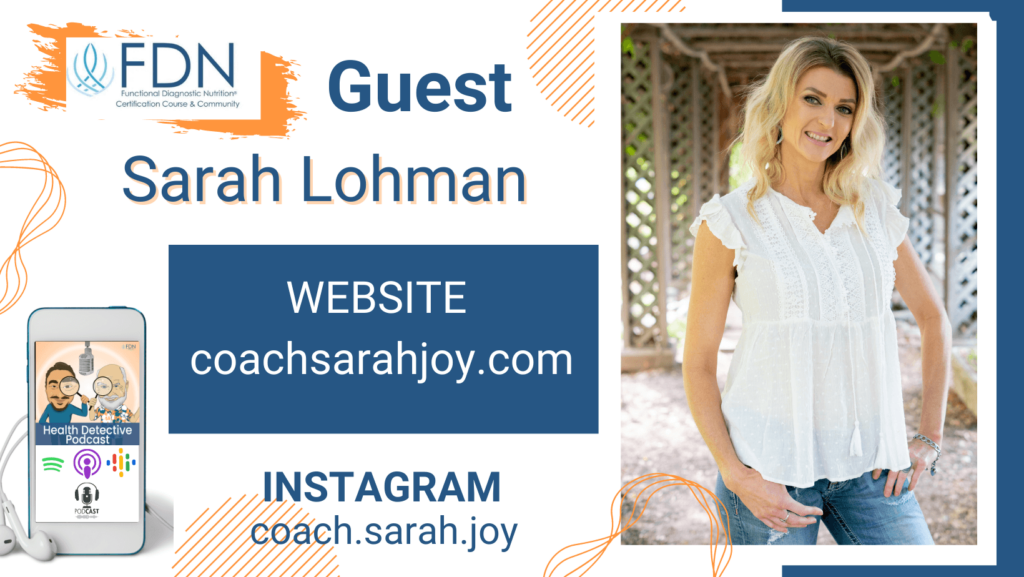 *WHERE TO FIND SARAH LOHMAN, THYROID PROBLEMS, FDN, FDNTRAINING, HEALTH DETECTIVE PODCAST