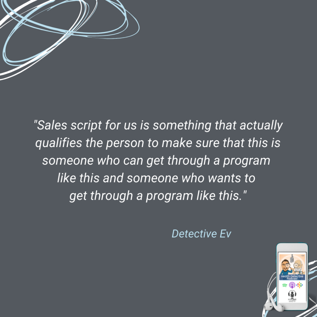 SELL PROGRAMS, FDN SALES SCRIPT, QUALIFIES THE POTENTIAL CLIENT, FDN PRACTITIONERS CAN SAY NO, FDN, FDNTRAINING, HEALTH DETECTIVE PODCAST