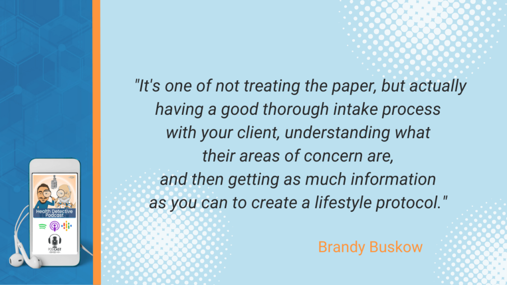 DON'T TREAT THE PAPERWORK, TEST RESULTS, GOOD INTAKE, GET AREAS OF CONCERN, CLIENT INFORMATION, CREATE PROTOCOL, FDN, FDNTRAINING, HEALTH DETECTIVE PODCAST