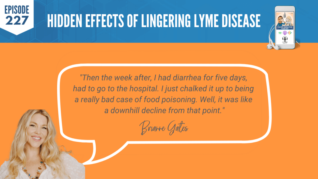 SICK, MOLDY FISH, DIARRHEA, HOSPITAL, FOOD POISONING, FDN, FDNTRAINING, HEALTH DETECTIVE PODCAST, LINGERING LYME DISEASE