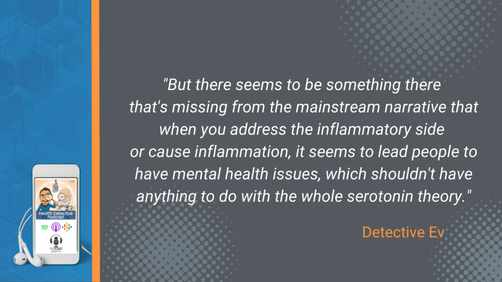 LEAKY GUT AND MENTAL HEALTH, MAINSTREAM, MISSING, INFLAMMATION, INFLAMMED BRAIN, HEALTH ISSUES, SEROTONIN, FDN, FDNTRAINING, HEALTH DETECTIVE PODCAST