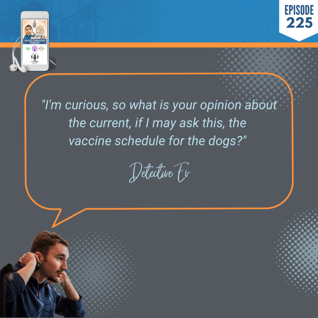 VACCINATION SCHEDULE FOR DOGS, PROS AND CONS, FDN, FDNTRAINING, HEALTH DETECTIVE PODCAST, ANIMALS, FUNCTIONAL MEDICINE FOR PETS