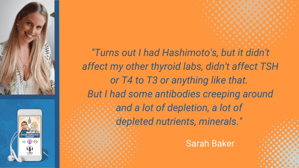HASHIMOTO'S AND DIGESTIVE ISSUES, HASHIMOTO'S DIAGNOSIS, THYROID LABS, T4, T3, ANTIBODIES, DEPLETION, MINERALS, FDN, FDNTRAINING, HEALTH DETECTIVE PODCAST