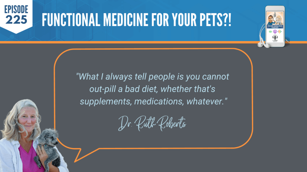 YOU CAN'T OUT-PILL A BAD DIET, SUPPLEMENTS, MEDICATIONS, HEALTHY LIFESTYLE CHANGE, FDN, FDNTRAINING, HEALTH DETECTIVE PODCAST